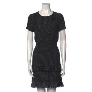 Maje Crew Neck Mini Dress Size 1